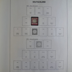 Collection timbres d'Allemagne Reich - Berlin en un album DAVO.