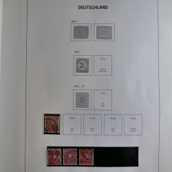 Collection timbres d'Allemagne Reich - Berlin en un album DAVO.