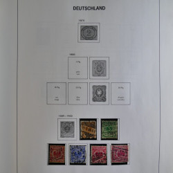 Collection timbres d'Allemagne Reich - Berlin en un album DAVO.