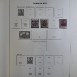 Collection timbres d'Allemagne Reich - Berlin en un album DAVO.
