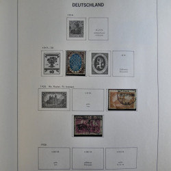 Collection timbres d'Allemagne Reich - Berlin en un album DAVO.
