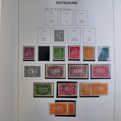 Collection timbres d'Allemagne Reich - Berlin en un album DAVO.
