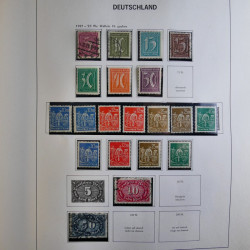 Collection timbres d'Allemagne Reich - Berlin en un album DAVO.