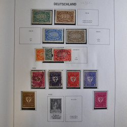 Collection timbres d'Allemagne Reich - Berlin en un album DAVO.