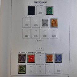 Collection timbres d'Allemagne Reich - Berlin en un album DAVO.