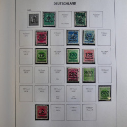 Collection timbres d'Allemagne Reich - Berlin en un album DAVO.