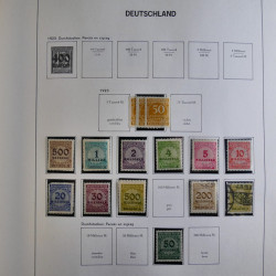 Collection timbres d'Allemagne Reich - Berlin en un album DAVO.