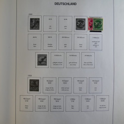 Collection timbres d'Allemagne Reich - Berlin en un album DAVO.