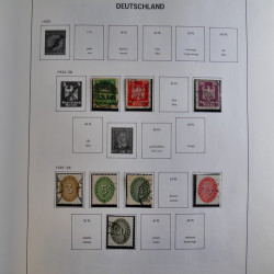 Collection timbres d'Allemagne Reich - Berlin en un album DAVO.