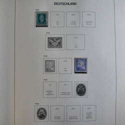 Collection timbres d'Allemagne Reich - Berlin en un album DAVO.