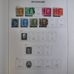 Collection timbres d'Allemagne Reich - Berlin en un album DAVO.
