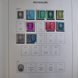 Collection timbres d'Allemagne Reich - Berlin en un album DAVO.