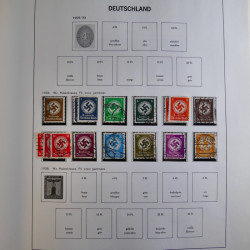 Collection timbres d'Allemagne Reich - Berlin en un album DAVO.
