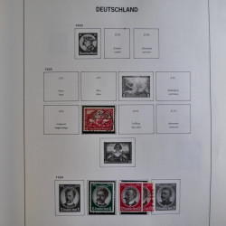 Collection timbres d'Allemagne Reich - Berlin en un album DAVO.