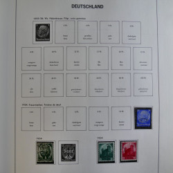 Collection timbres d'Allemagne Reich - Berlin en un album DAVO.