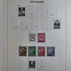 Collection timbres d'Allemagne Reich - Berlin en un album DAVO.