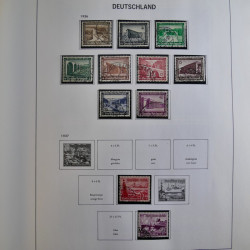 Collection timbres d'Allemagne Reich - Berlin en un album DAVO.