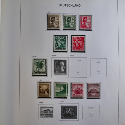 Collection timbres d'Allemagne Reich - Berlin en un album DAVO.