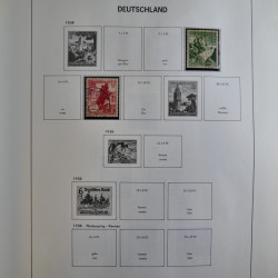 Collection timbres d'Allemagne Reich - Berlin en un album DAVO.