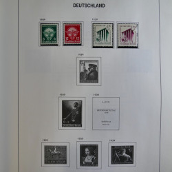 Collection timbres d'Allemagne Reich - Berlin en un album DAVO.
