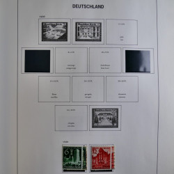 Collection timbres d'Allemagne Reich - Berlin en un album DAVO.