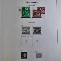 Collection timbres d'Allemagne Reich - Berlin en un album DAVO.