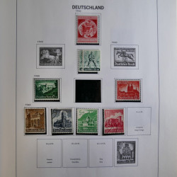 Collection timbres d'Allemagne Reich - Berlin en un album DAVO.