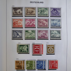 Collection timbres d'Allemagne Reich - Berlin en un album DAVO.