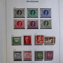 Collection timbres d'Allemagne Reich - Berlin en un album DAVO.