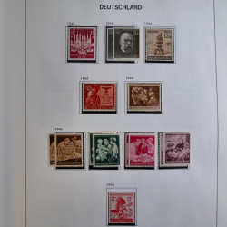 Collection timbres d'Allemagne Reich - Berlin en un album DAVO.