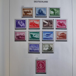Collection timbres d'Allemagne Reich - Berlin en un album DAVO.