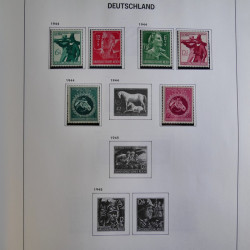 Collection timbres d'Allemagne Reich - Berlin en un album DAVO.