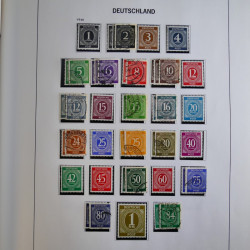 Collection timbres d'Allemagne Reich - Berlin en un album DAVO.