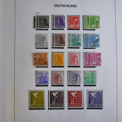 Collection timbres d'Allemagne Reich - Berlin en un album DAVO.