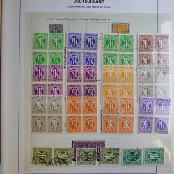 Collection timbres d'Allemagne Reich - Berlin en un album DAVO.