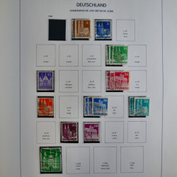Collection timbres d'Allemagne Reich - Berlin en un album DAVO.