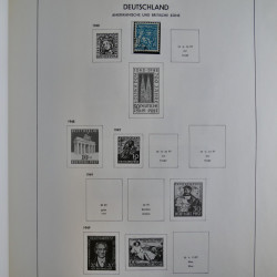 Collection timbres d'Allemagne Reich - Berlin en un album DAVO.