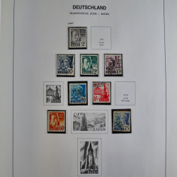 Collection timbres d'Allemagne Reich - Berlin en un album DAVO.