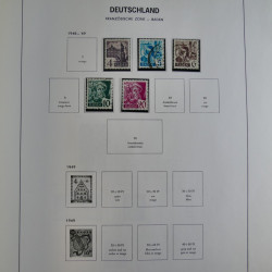 Collection timbres d'Allemagne Reich - Berlin en un album DAVO.