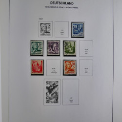 Collection timbres d'Allemagne Reich - Berlin en un album DAVO.