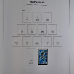 Collection timbres d'Allemagne Reich - Berlin en un album DAVO.