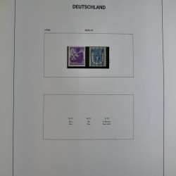 Collection timbres d'Allemagne Reich - Berlin en un album DAVO.