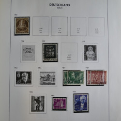 Collection timbres d'Allemagne Reich - Berlin en un album DAVO.