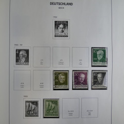 Collection timbres d'Allemagne Reich - Berlin en un album DAVO.