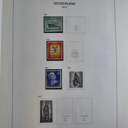 Collection timbres d'Allemagne Reich - Berlin en un album DAVO.
