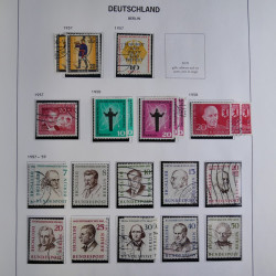 Collection timbres d'Allemagne Reich - Berlin en un album DAVO.