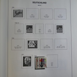 Collection timbres d'Allemagne Reich - Berlin en un album DAVO.