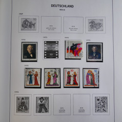 Collection timbres d'Allemagne Reich - Berlin en un album DAVO.