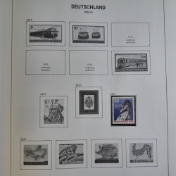 Collection timbres d'Allemagne Reich - Berlin en un album DAVO.