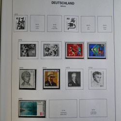 Collection timbres d'Allemagne Reich - Berlin en un album DAVO.